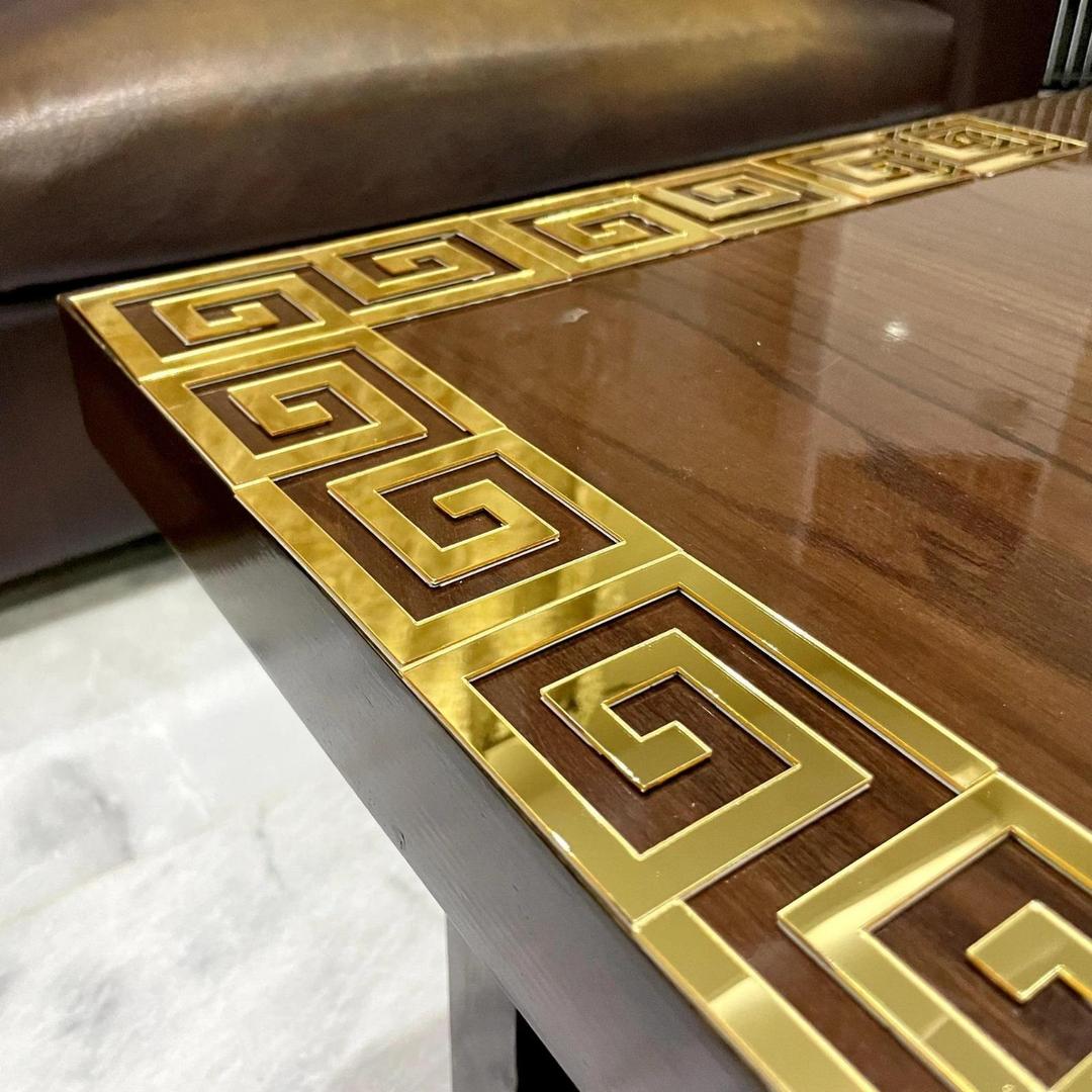 4 Pcs Self-Adhesive Acrylic Mirror Decals - Modern 3D Wall Accent