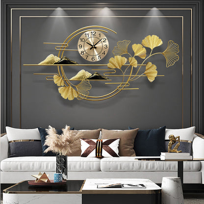 Modern Wall Clock for Living Room Decor - Stylish & Silent Design