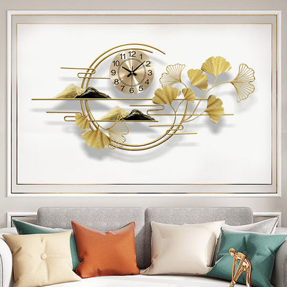 Modern Wall Clock for Living Room Decor - Stylish & Silent Design