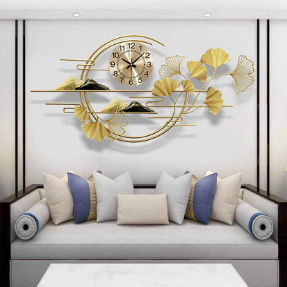 Modern Wall Clock for Living Room Decor - Stylish & Silent Design