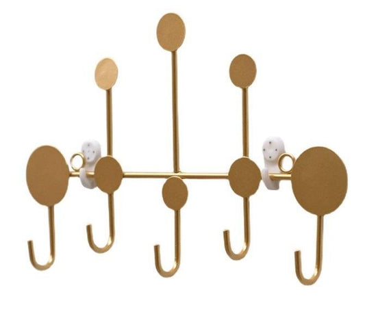 Elegant Golden Metal Wall Hanging - 1 Pc Beautiful Calligraphy Decor