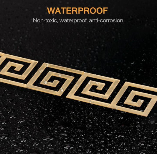 4 Pcs Self-Adhesive Acrylic Mirror Decals - Modern 3D Wall Accent