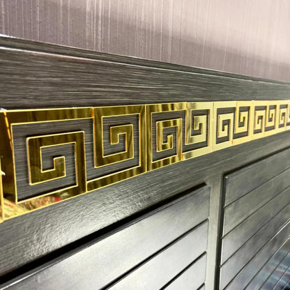 4 Pcs Self-Adhesive Acrylic Mirror Decals - Modern 3D Wall Accent