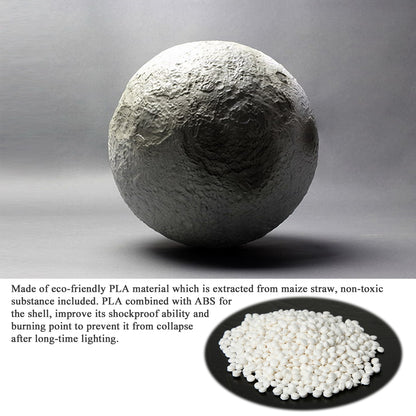 3D Magical Moon Lamp - USB Rechargeable LED Night Light