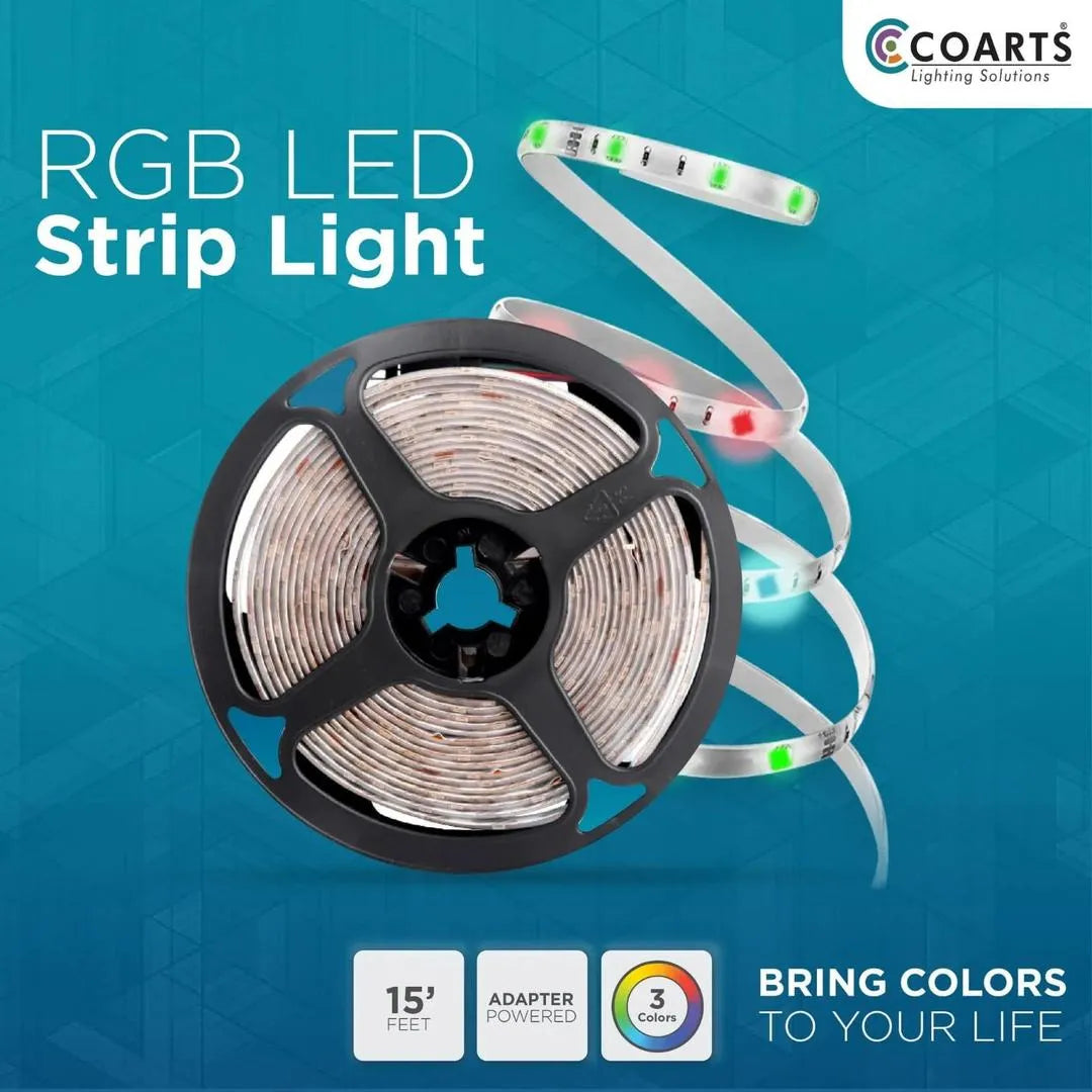 Multicolor LED USB Light Strip with Remote Control – 16.4 FT