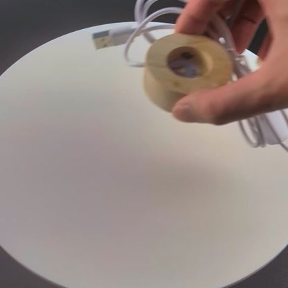 Premium Crystal Ball Lamp with LED Light - Desk & Dorm Decor