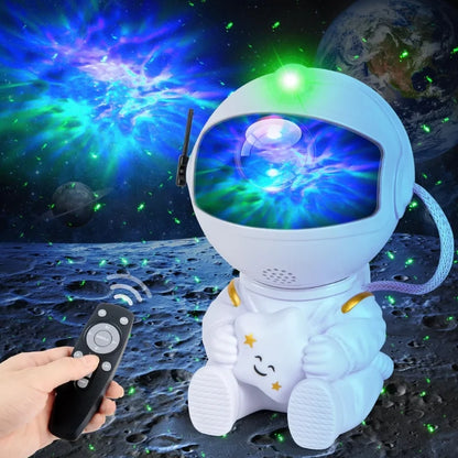 Astronaut Galaxy Projector Night Light | Star Nebula Projector with Remote | Mini Astronaut Lamp