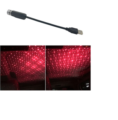 USB LED Car Roof Star Projector - Romantic Galaxy Night Light