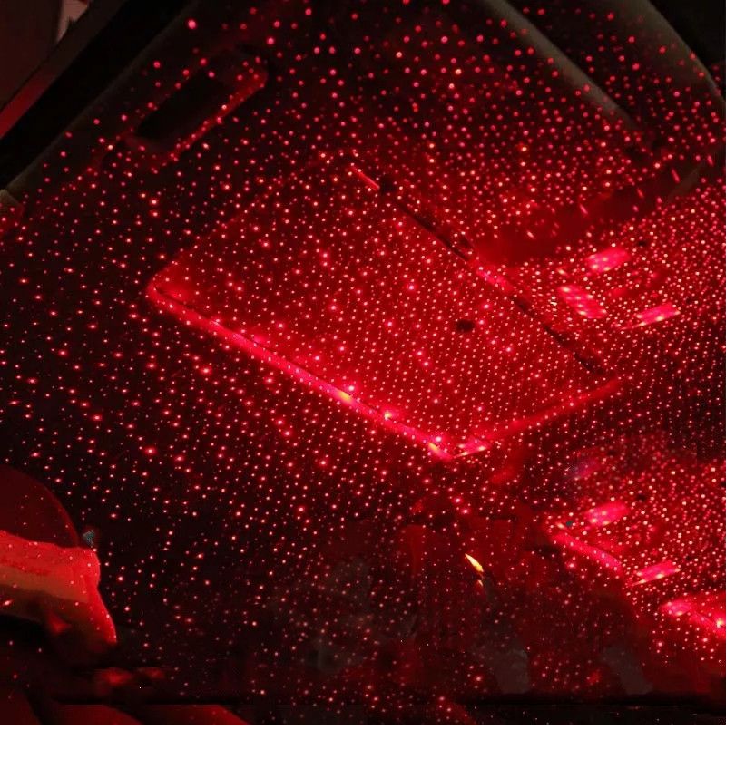 USB LED Car Roof Star Projector - Romantic Galaxy Night Light